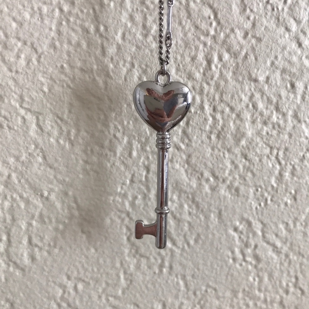 Heart Key pendant necklace